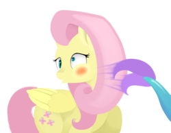 Size: 1636x1268 | Tagged: safe, artist:lucky-jacky, fluttershy, g4, scare master, female, funny, nightmare night, solo