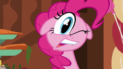 Size: 1280x720 | Tagged: safe, screencap, pinkie pie, g4, season 5, the one where pinkie pie knows, female, great moments in animation, solo
