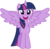 Size: 1678x1660 | Tagged: safe, artist:jp, derpibooru exclusive, twilight sparkle, alicorn, pony, g4, the one where pinkie pie knows, .svg available, adorkable, cute, dork, female, mare, simple background, solo, svg, transparent background, twiabetes, twilight sparkle (alicorn), vector