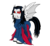 Size: 2733x2493 | Tagged: safe, artist:edcom02, artist:jmkplover, bat pony, pony, vampire, vampony, crossover, fangs, high res, marvel, morbius the living vampire, ponified, simple background, solo, transparent background