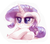 Size: 800x700 | Tagged: safe, artist:whitediamonds, rarity, pony, unicorn, g4, blushing, female, grumpy, mare, solo