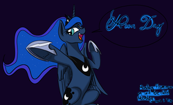 Size: 1200x728 | Tagged: safe, artist:xxmarkingxx, princess luna, g4, female, simple background, sitting, solo, underhoof