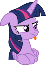 Size: 4279x6000 | Tagged: safe, artist:aethon056, twilight sparkle, alicorn, pony, g4, made in manehattan, .svg available, absurd resolution, cute, female, grumpy twilight, immature, lying down, mare, ponyloaf, prone, raspberry, simple background, solo, transparent background, twilight sparkle (alicorn), vector