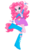 Size: 3000x4399 | Tagged: safe, artist:will290590, pinkie pie, equestria girls, g4, female, lipstick, looking at you, simple background, solo, transparent background, vector