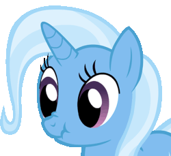 Size: 700x641 | Tagged: safe, artist:camtwo, derpibooru exclusive, trixie, pony, unicorn, g4, animated, female, mare, nose wrinkle, scrunchy face, simple background, solo, transparent background, vibrating