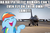 Size: 610x405 | Tagged: safe, rainbow dash, g4, f-16 fighting falcon, jet fighter, laughing, misanthropy, plane