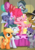 Size: 955x1351 | Tagged: safe, artist:mysticalpha, applejack, cloudy quartz, igneous rock pie, limestone pie, marble pie, maud pie, pinkie pie, earth pony, pony, g4, hearthbreakers, balloon, cake, cute, diapinkes, eyes closed, female, filly, filly applejack, filly pinkie pie, freckles, hat, male, mare, open mouth, patreon, pie family, pie sisters, ship:quartzrock, siblings, sisters, stallion, table, younger