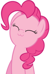 Size: 4060x6000 | Tagged: safe, artist:slb94, pinkie pie, g4, :3, absurd resolution, cute, diapinkes, eyes closed, female, simple background, solo, transparent background, vector