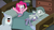 Size: 1920x1080 | Tagged: safe, edit, edited screencap, screencap, limestone pie, marble pie, pinkie pie, earth pony, pony, g4, hearthbreakers, bed, female, mare, meme, niblet, pie family home, pillow, pound puppies, secret butt fun