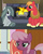 Size: 822x1024 | Tagged: safe, edit, edited screencap, screencap, big macintosh, cheerilee, marble pie, earth pony, pony, crusaders of the lost mark, g4, hearthbreakers, my little pony: friendship is magic, jealous, love triangle, male, ship:marblemac, shipping, shipwrecker, stallion, straight, unamused