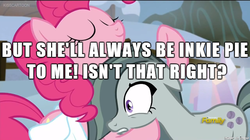 Size: 610x342 | Tagged: safe, marble pie, pinkie pie, g4, hearthbreakers, image macro, meme, pie sisters, pie twins, twins