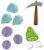 Size: 1500x1700 | Tagged: safe, artist:cheezedoodle96, cloudy quartz, igneous rock pie, limestone pie, marble pie, g4, hearthbreakers, my little pony: friendship is magic, .svg available, cutie mark, pickaxe, rock hammer, ship:quartzrock, simple background, svg, transparent background, vector