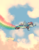 Size: 2550x3300 | Tagged: safe, artist:luxaestas, rainbow dash, g4, airship, bomber jacket, boots, clothes, cloud, cloudy, female, flying, goggles, high res, scarf, sky, solo, steampunk