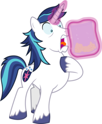 Size: 4000x4845 | Tagged: safe, artist:jeatz-axl, shining armor, g4, the one where pinkie pie knows, .svg available, absurd resolution, ash, bag, horrified, magic, male, screaming, simple background, solo, telekinesis, transparent background, vector, wide eyes