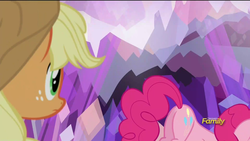 Size: 1920x1080 | Tagged: safe, screencap, applejack, pinkie pie, g4, hearthbreakers, my little pony: friendship is magic, butt, out of context, plot