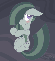 Size: 1367x1528 | Tagged: safe, artist:dativyrose, marble pie, earth pony, pony, g4, hearthbreakers, blushing, female, looking at you, solo
