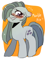Size: 1024x1333 | Tagged: safe, artist:noumiso, marble pie, g4, hearthbreakers, blushing, female, solo