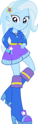 Size: 3000x9780 | Tagged: safe, artist:stillfire, trixie, equestria girls, g4, .ai available, absurd resolution, adobe illustrator, clothes, commission, female, hoodie, looking down, simple background, skirt, solo, transparent background, vector