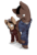 Size: 753x1113 | Tagged: safe, artist:lucky-jacky, clementine (walking dead), faic, lee everett, pair, ponified, the walking dead, the walking dead game