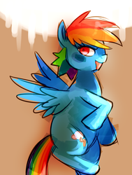 Size: 1133x1500 | Tagged: safe, artist:cherivinca, rainbow dash, g4, female, solo