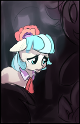 Size: 682x1051 | Tagged: safe, artist:starshinebeast, coco pommel, earth pony, pony, g4, crying, female, sad, solo