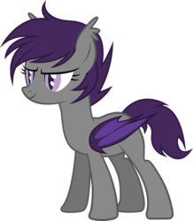 Size: 2640x3028 | Tagged: safe, artist:duskthebatpack, oc, oc only, oc:nolegs, bat pony, pony, female, high res, mare, simple background, solo, transparent background, vector