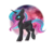 Size: 3200x3000 | Tagged: safe, artist:segraece, oc, oc only, oc:nightmare mist, alicorn, pony, alicorn oc, high res, solo