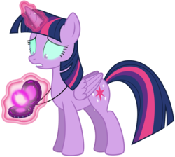 Size: 5000x4481 | Tagged: safe, artist:missgoldendragon, artist:yanoda, twilight sparkle, alicorn, pony, equestria girls, g4, my little pony equestria girls: friendship games, .svg available, absurd resolution, commission, corrupted, corrupted twilight sparkle, dark magic, device, equestria girls ponified, female, looking down, magic, magic capture device, mare, open mouth, ponified, ponyscape, possessed, role reversal, simple background, solo, transparent background, twilight sparkle (alicorn), unleash the magic, vector