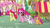 Size: 1280x720 | Tagged: safe, edit, edited screencap, screencap, apple bloom, pinkie pie, scootaloo, sweetie belle, g4, the one where pinkie pie knows, cutie mark crusaders, markless edit, wingboner