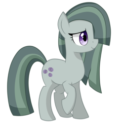 Size: 2600x2700 | Tagged: safe, artist:emera33, marble pie, earth pony, pony, g4, hearthbreakers, cute, female, hair over one eye, high res, marblebetes, raised hoof, simple background, solo, transparent background, vector