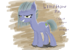 Size: 1080x720 | Tagged: safe, artist:rainb0wdashie, limestone pie, g4, hearthbreakers, female, solo