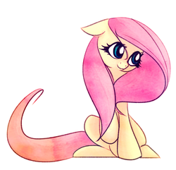 Size: 1508x1454 | Tagged: safe, artist:jubilannt, fluttershy, g4, female, simple background, solo