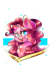 Size: 2893x4092 | Tagged: safe, artist:minamikoboyasy, pinkie pie, g4, chest fluff, female, portrait, smiling, solo