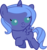 Size: 2146x2297 | Tagged: safe, artist:ssilverbeeze, princess luna, pony, g4, baby, baby pony, female, filly, high res, solo, woona