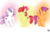 Size: 1600x1024 | Tagged: safe, artist:celeslun03, apple bloom, scootaloo, sweetie belle, crusaders of the lost mark, g4, cutie mark, cutie mark crusaders, the cmc's cutie marks
