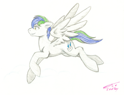 Size: 2919x2238 | Tagged: safe, artist:iampony, oc, oc only, oc:right away, pony, colored, commission, high res, nightmare nights dallas, nightmare nights dallas 2015, sketch, solo, traditional art