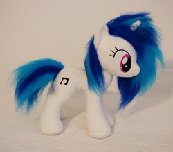 Size: 3938x3452 | Tagged: safe, artist:epicrainbowcrafts, dj pon-3, vinyl scratch, g4, high res, irl, missing accessory, photo, plushie, solo