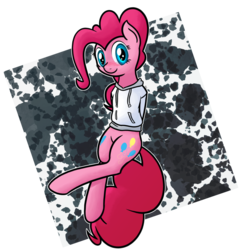Size: 1024x1069 | Tagged: safe, artist:mang, pinkie pie, g4, clothes, female, hoodie, solo