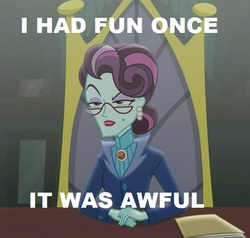 Size: 561x535 | Tagged: safe, principal abacus cinch, equestria girls, g4, my little pony equestria girls: friendship games, image macro, meme