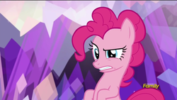 Size: 1920x1080 | Tagged: safe, screencap, pinkie pie, g4, hearthbreakers, my little pony: friendship is magic, faic, female, reaction image, solo