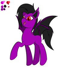 Size: 2000x2000 | Tagged: safe, artist:embytyr, oc, oc only, vampony, high res, solo