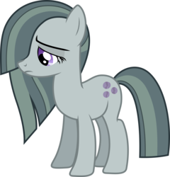Size: 6000x6246 | Tagged: safe, artist:gamemasterluna, marble pie, earth pony, pony, g4, hearthbreakers, .svg available, absurd resolution, female, hair over one eye, inkscape, sad, simple background, solo, transparent background, vector