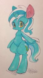 Size: 1076x1920 | Tagged: safe, artist:mosamosa_n, lyra heartstrings, pony, g4, bipedal, female, solo, wide hips