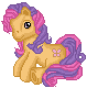 Size: 79x80 | Tagged: safe, artist:katcombs, scootaloo, g3, g4, female, pixel art, solo