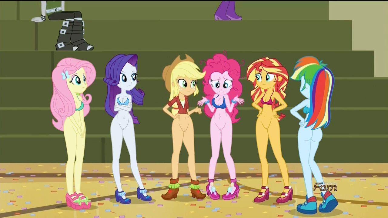 ...screencap, applejack, fluttershy, pinkie pie, rainbow dash, rarity, suns...