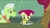 Size: 1033x585 | Tagged: safe, screencap, apple bloom, big macintosh, granny smith, earth pony, pony, brotherhooves social, g4, floppy ears, male, stallion