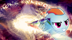 Size: 1920x1080 | Tagged: safe, artist:midnight-jasper, rainbow dash, g4, female, solo, wallpaper