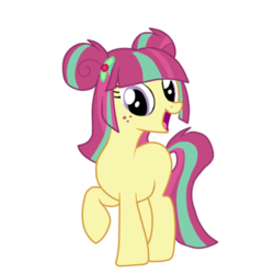 Size: 512x512 | Tagged: safe, artist:luckyclau, sour sweet, earth pony, pony, equestria girls, g4, my little pony equestria girls: friendship games, equestria girls ponified, female, ponified, solo