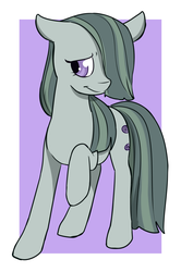 Size: 1103x1662 | Tagged: safe, artist:estrill, marble pie, g4, hearthbreakers, female, hair over one eye, solo