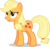 Size: 8520x8041 | Tagged: safe, artist:luckreza8, applejack, earth pony, pony, g4, hearthbreakers, .svg available, absurd resolution, female, freckles, hatless, inkscape, mare, missing accessory, open mouth, simple background, solo, transparent background, vector